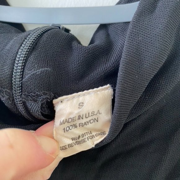 Armani Exchange Short Sleeve Black Turtleneck - Picture 6 of 8